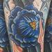 tattoo galleries/ - Blue Flower Cover Up
