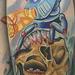 skull and robot Tattoo Design Thumbnail