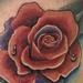 tattoo galleries/ - Red and Purple Rose - 60638