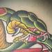 tattoo galleries/ - Traditional Style Snake in Coffin