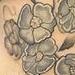 tattoo galleries/ - Monochromatic Flowers - 60378