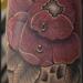 freehand flower action Tattoo Design Thumbnail
