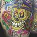 tattoo galleries/ - Voodoo Skull with Headdress - 61045