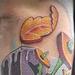 tattoo galleries/ - Candleholder with Leaf Flame - 60970