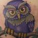 Tattoos - purple owl - 70401