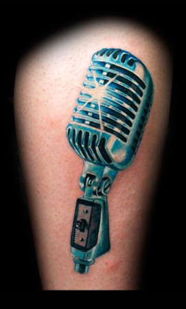 Home Design on Tattoos   Music Tattoos   Page 23   Microphone Years  50