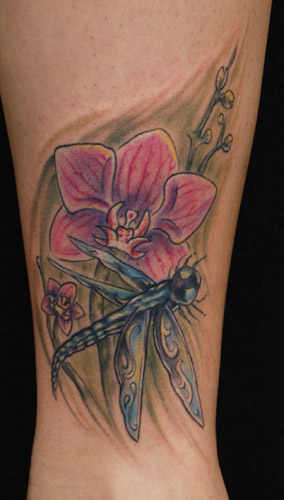 orchids tattoos. Tattoos Custom