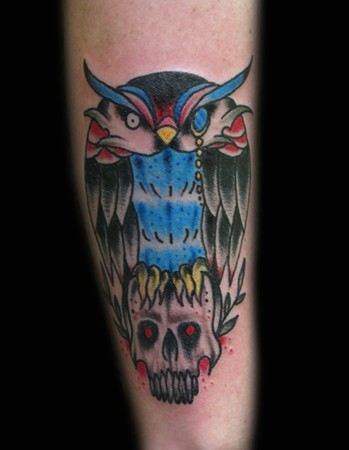 Tattoos Traditional Old School Owl Now viewing image 23 of 43 previous