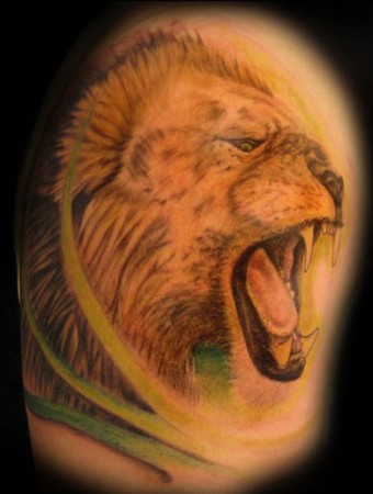 Comments Hungry Angry Lion Portrait Tattoo Markuss Decker 
