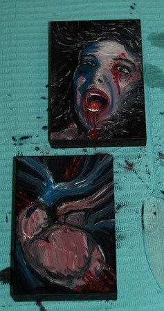 Tattoos - pint Size Paintings in Progress - 42490