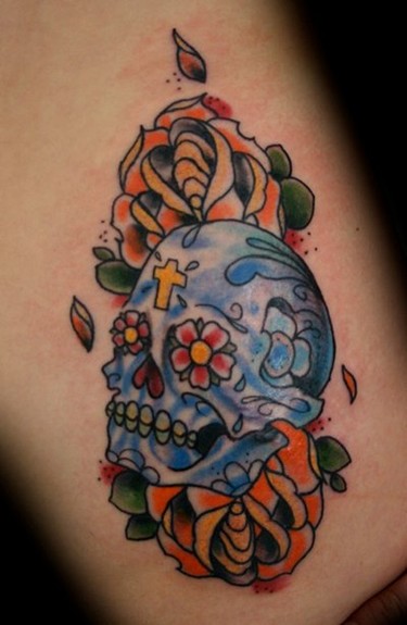 Tattoos Skull tattoos Sugar Skull click to view large image