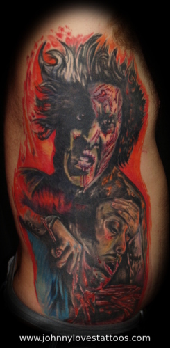 Tattoos - Pin Up tattoos - the demon barber of fleet street