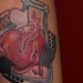 tattoo galleries/ - Recycled Damaged Heart in a Beaker Tattoo