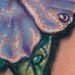 Tattoos - hibiscus on foot - 36817