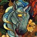 Art Galleries - Zombie Unicorn Clock - 52601