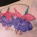 tattoo galleries/ - Custom Flower Foot Tattoo