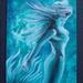 Blue Mermaid Original Art Design Thumbnail