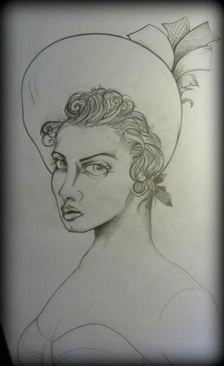 Tattoos - Creepy bonnet lady - 64018