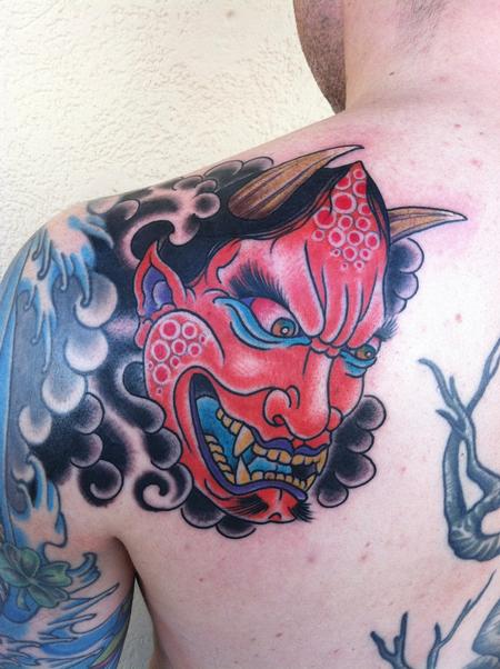 Dan Berk - Hannya Face Tattoo