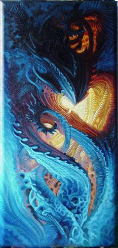 Tattoos - Oil on Canvas 2004, 17in x 35in - 108190