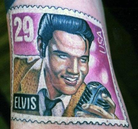 Edward Lott - Elvis Stamp