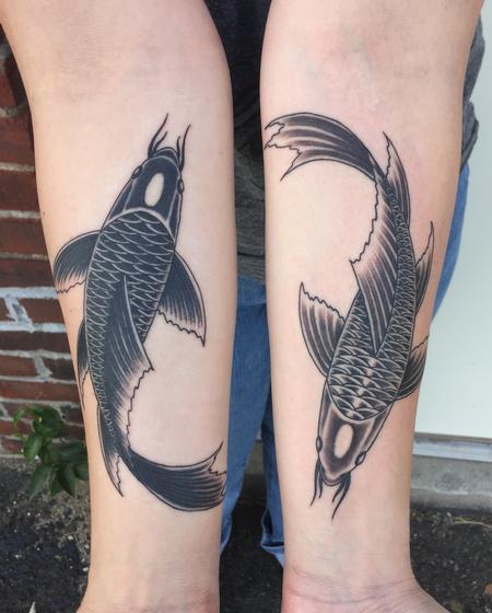 Tattoos - Yin yang butterfly koi - 130430
