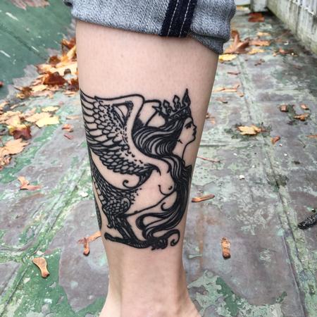 Gao Feng - Healed tattoo