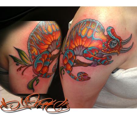 Tattoos - Chameleon - 100707