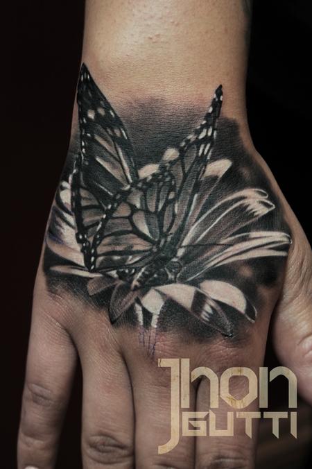 BUTTERFLY ON FLOWER Design Thumbnail