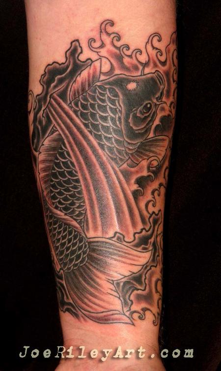 Koi Fish Tattoo Forearm