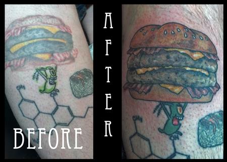 Tattoos - Plankton and the double bacon cheese - 98673