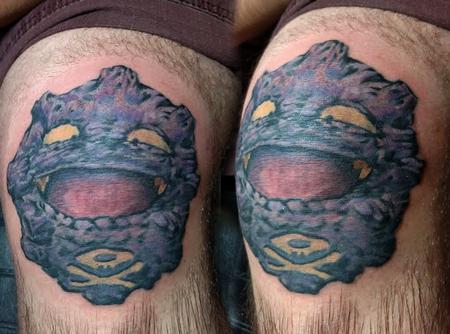Tattoos - Koffing Knee capper! - 98649