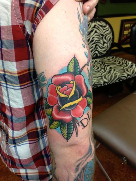 Tattoos - Traditional rose waikiki - 82882