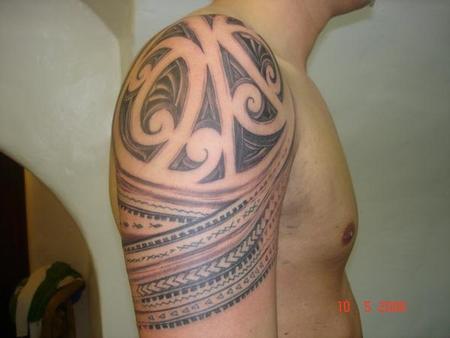 Tattoos Samoan Blackwork Tattoo click to view large image