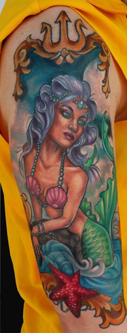Katelyn Crane - Mermaid tattoo