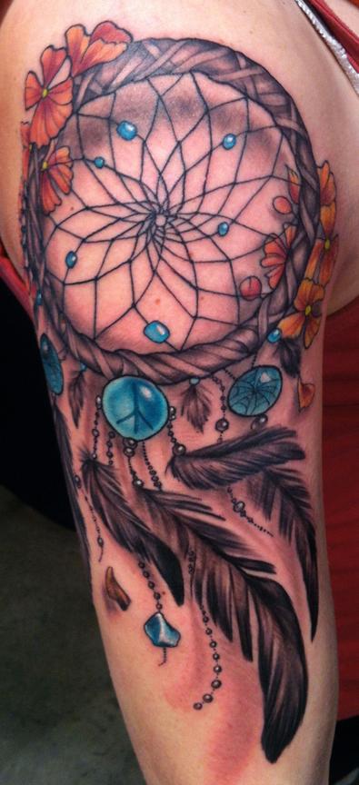 Katelyn Crane - Dreamcatcher tattoo