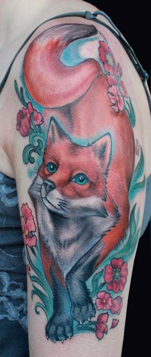 Katelyn Crane - Fox Tattoo