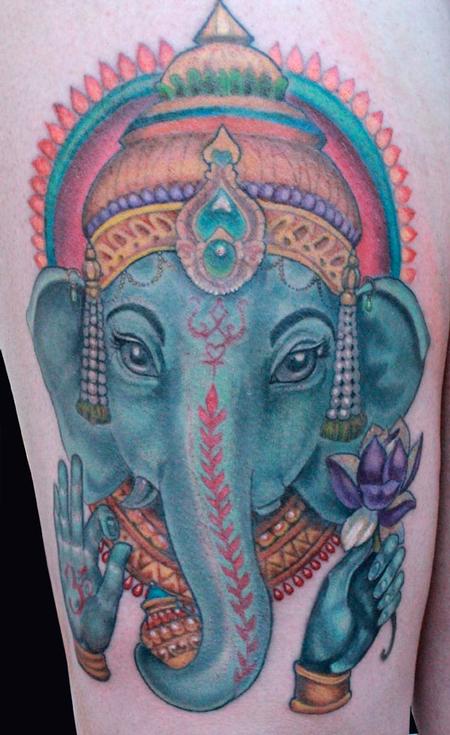 Katelyn Crane - Ganesha Tattoo 
