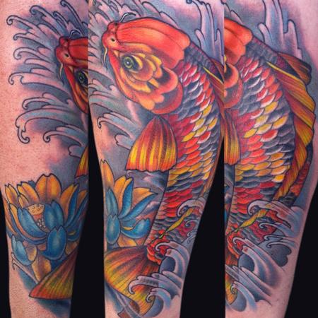 Katelyn Crane - Koi Fish Tattoo