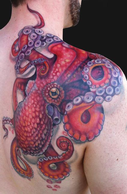 Katelyn Crane - Octopus tattoo