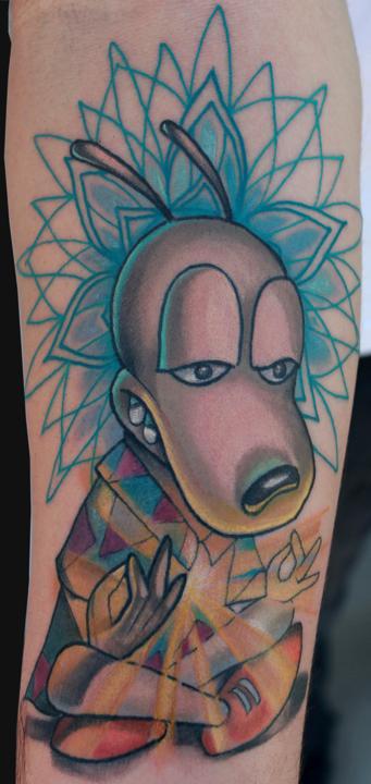 Katelyn Crane - Rockos modern life tattoo