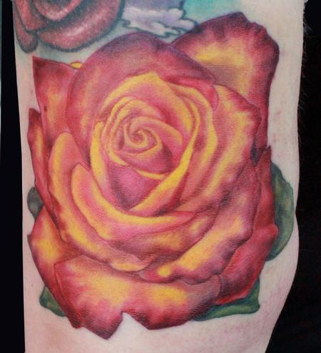 Katelyn Crane - Rose tattoo