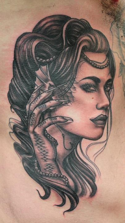 Katelyn Crane - Siren tattoo
