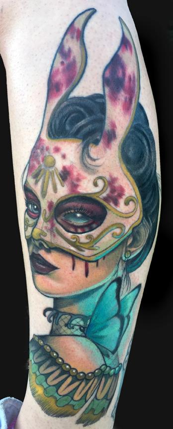 Katelyn Crane - Bunny Splicer Bioshock tattoo