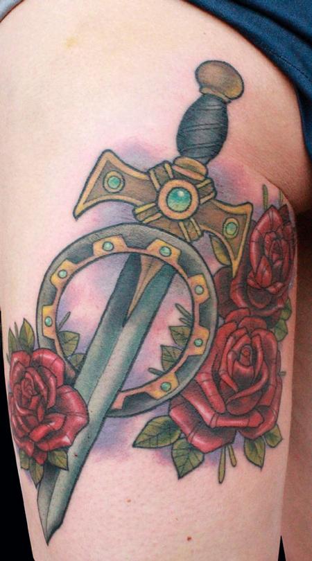 Katelyn Crane - Xena tattoo
