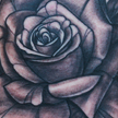 Tattoos - Black and Grey rose tattoo  - 92141