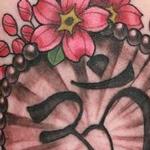 Tattoos - Om and cherry blossom tattoo - 100432