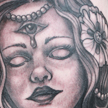 Tattoos - Artist with third eye tattoo - 92131