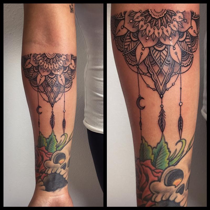 forearm half mandala by laura jade tattoos forearm half mandala by laura jade tattoos