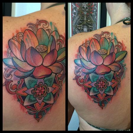 Abstract lotus tattoo Tattoo Design Thumbnail